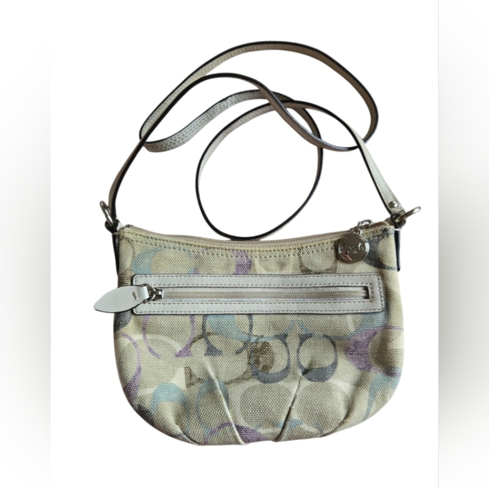 Coach Beige and Lavender Crossbody Bag - Picture 2 of 11